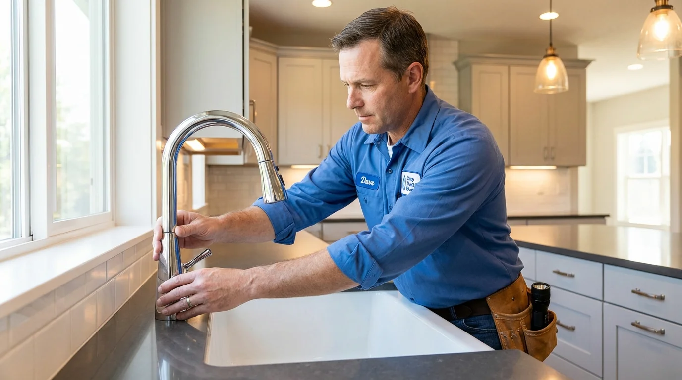 Kitchen faucet installation by Johns Plumbing LLC in Starke