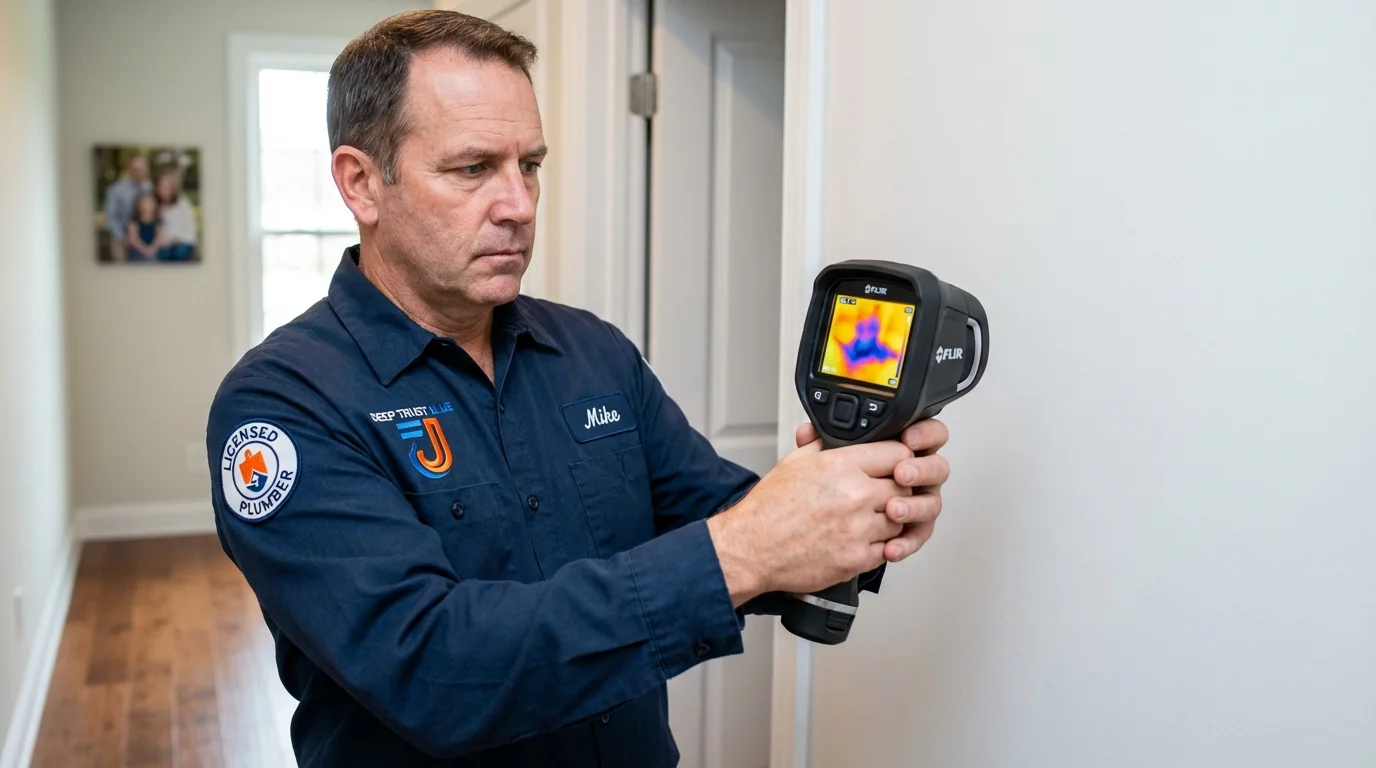 Thermal imaging leak detection by Johns Plumbing LLC in Starke